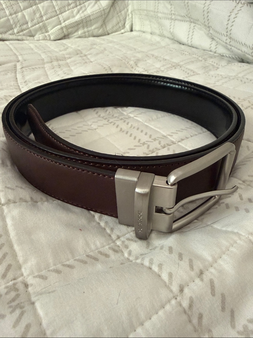 Dockers Mens Brown/Black Reversible Belt Big & Tall Size XL 42- 44
